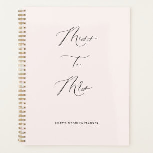 Agenda Miss a la Sra. Wedding Planner Calendar Bridal Boo