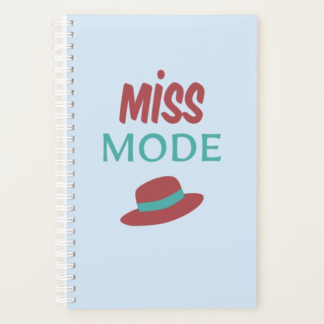 Agenda Miss Mode. Idée Cadeau Femme (Anverso)
