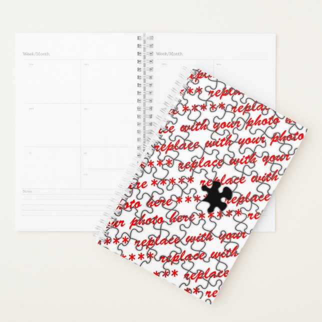 Agenda Missing Puzzle Piece (Add Photo) (Demostración)