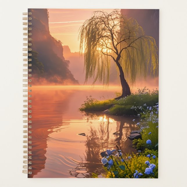 Agenda Misty Sunrise in a Tranquilo Lake (Anverso)