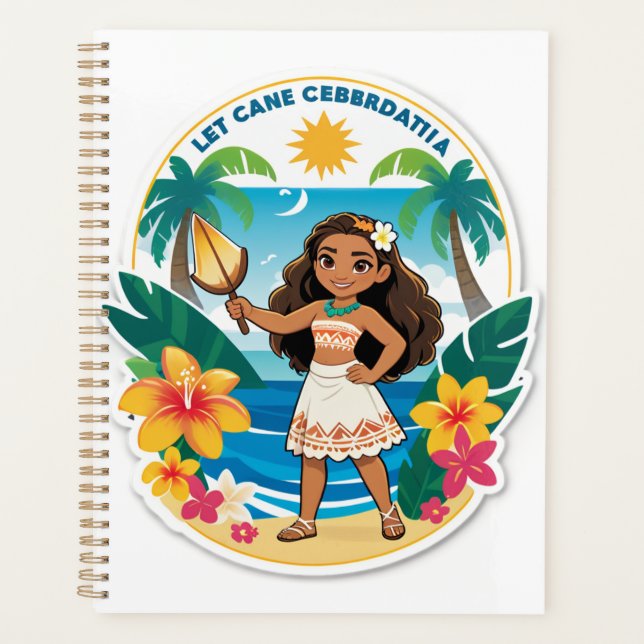 Agenda Moana’s Island Birthday Vibes! (Anverso)