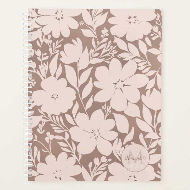 Agenda Mocha Blossom Elegance (Anverso)