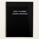 Agenda Moda Blanca Negra Moderna 2024 Semanalmente Mensua<br><div class="desc">Moda Moderno Blanco Negro Blanco 2024 Planner mensual semanal</div>