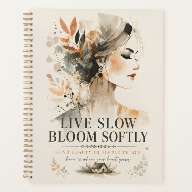 Agenda Moda Botánica Elegante (Anverso)