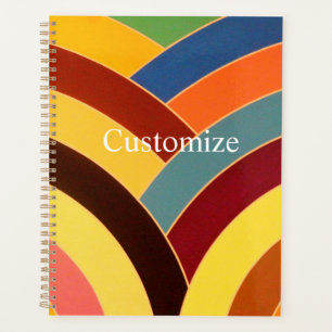 Agenda moda chevron contemporáneo sofisticado
