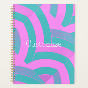 Agenda moda chevron contemporáneo sofisticado