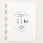 Agenda Moda elegante Minimalista moderna y boda<br><div class="desc">Compuesto por tipografía sans serif y serif. Todo contra un fondo de blanco puro. Estos elementos son modernos,  sencillos y de moda. Este es el diseño exclusivo de la revista White Paper Birch Co. para Zazzle. Disponible aquí: http://www.zazzle.com/store/whitepaperbirch</div>