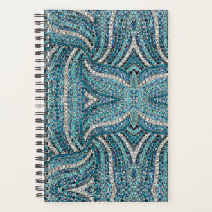 Agenda moda gitana bohemia azul turquesa plateado