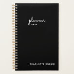 Agenda Moda Guión blanco negro Mensual Mensual No Fecha<br><div class="desc">Haz las cosas con nuestro planificador de guiones en blanco y negro. Páginas semanales y mensuales para planificación empresarial o personal,  horarios y toma de notas. Pegatinas incluidos. Las páginas están en blanco para que pueda comenzar en cualquier momento.</div>