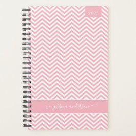 Agenda Moda moderna Chevron Zigzag Rubor Guión Giratorio 