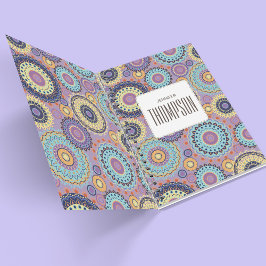 Agenda Moda moderna Personalizado morado a la moda y colo