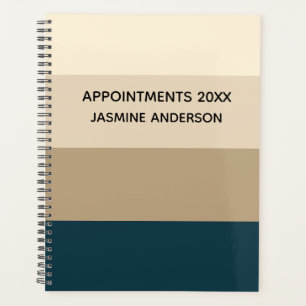 Agenda Moda Moderno Retro Vintage 2024 Semanal Mensual