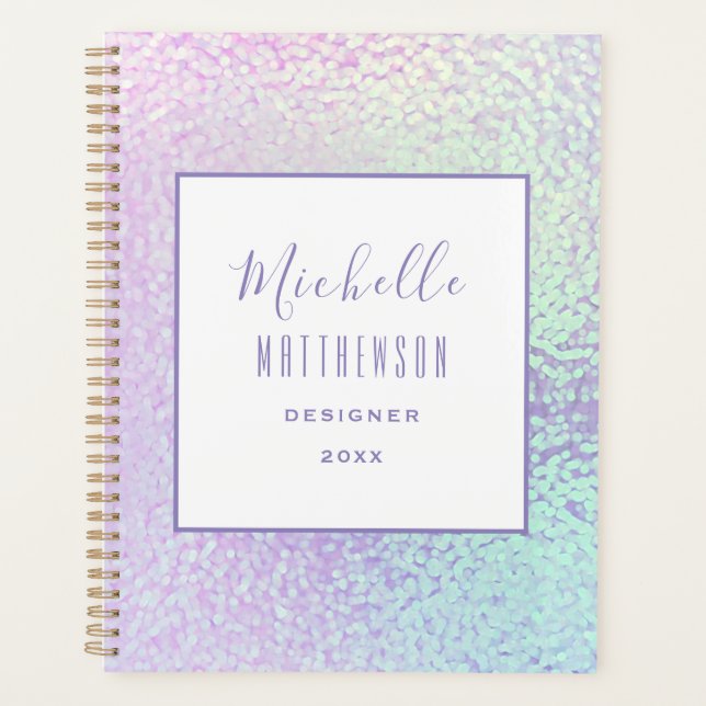 Agenda Moda profesional holográfica de moda 2024 (Anverso)