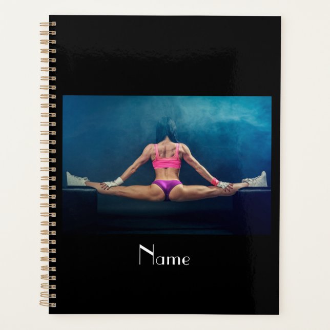 Agenda Modelo De Gimnasio Femenino Split Thunder_Cove (Anverso)