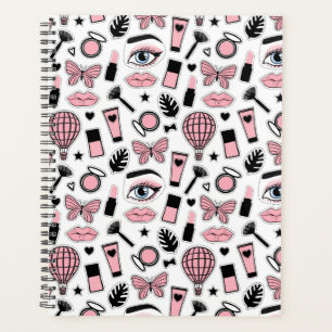 Agenda Modelo de maquillaje Pegatina