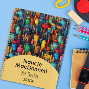 Agenda Modelo de pluma Crayon Pen Personalizado de arte c