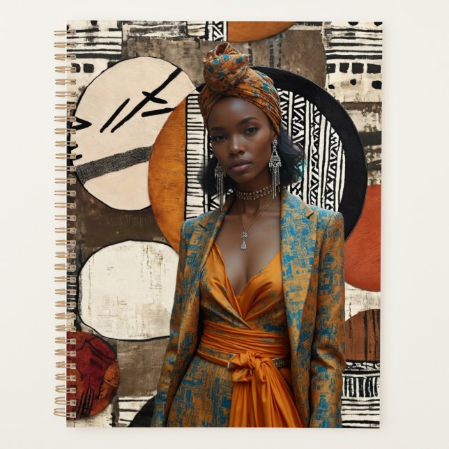 Agenda Modern and sophisticated Spiral Photo Notebook (Anverso)