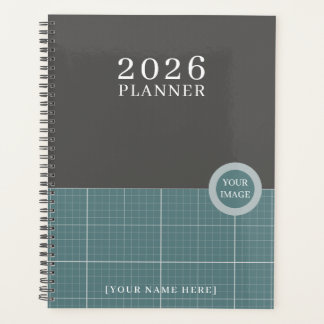 Agenda Modern Blueprint Grid Planner PR01