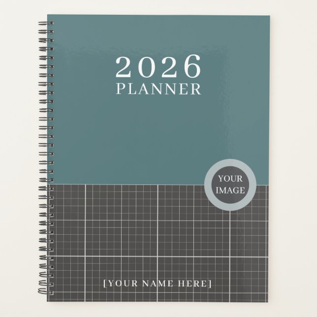 Agenda Modern Blueprint Grid Planner PR02 (Anverso)