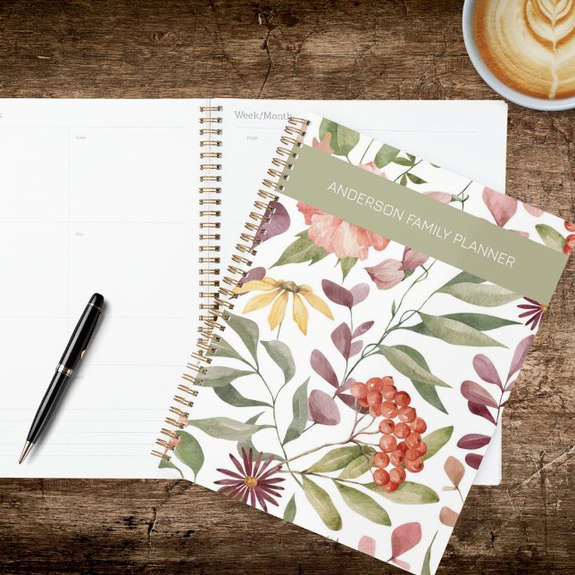 Agenda Modern Bohemian Floral (Subido por el creador)