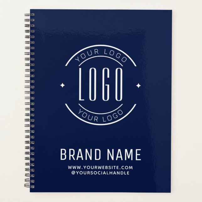 Agenda Modern custom company logo business branded (Anverso)