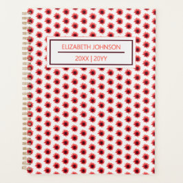 Agenda Modern Floral Elegant Botanical Weekly Daily Name