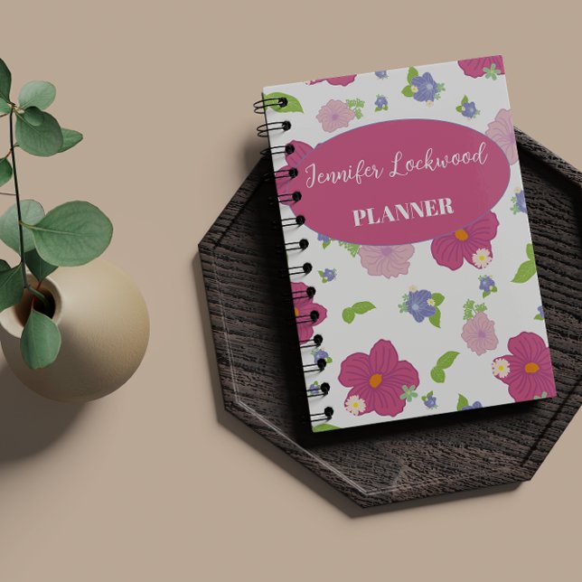 Agenda Modern Floral / Foliage, Weekly - Monthly (Modern Floral / Foliage, Weekly - Monthly Planner)