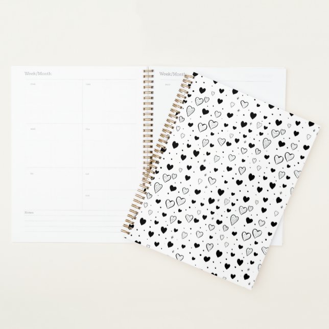 Agenda Modern Hearts Pattern (Demostración)