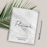 Agenda Modern Marble Business Planner<br><div class="desc">Diseño minimalista moderno con fondo de mármol para su diseño personalizado. Puede hacer personalizar a este planificador,  sólo tiene que seleccionar el botón "Personalizar".</div>