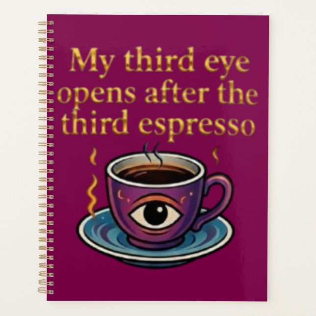 Agenda Modern Mystic Coffee Art My third eye collection (Anverso)