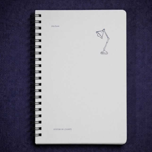 Agenda Modern Nocturnal Scholar Aesthetic/Night Lamp (Subido por el creador)