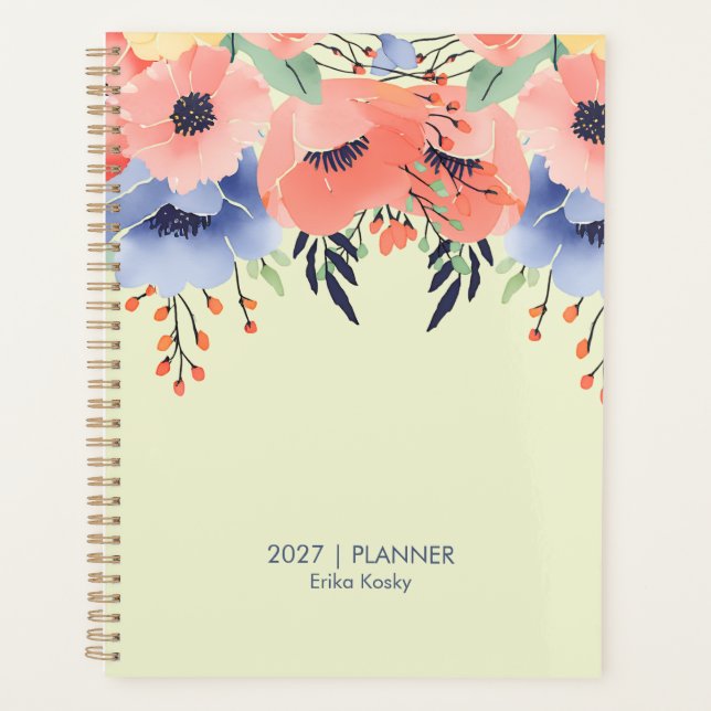 Agenda Modern Personalized Professional Aesthetic (Anverso)