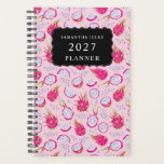Agenda Modern Pink Tropical Fruit Pattern<br><div class="desc">Stay organized in style with the Modern Pink Tropical Fruit Pattern Planner. This planner features a vibrant and eye-catching dragon fruit design, bringing a touch of tropical charm to your daily planning routine. Perfect for tracking appointments, goals, and to-do lists, it combines functionality with a fresh, modern aesthetic. The durable...</div>