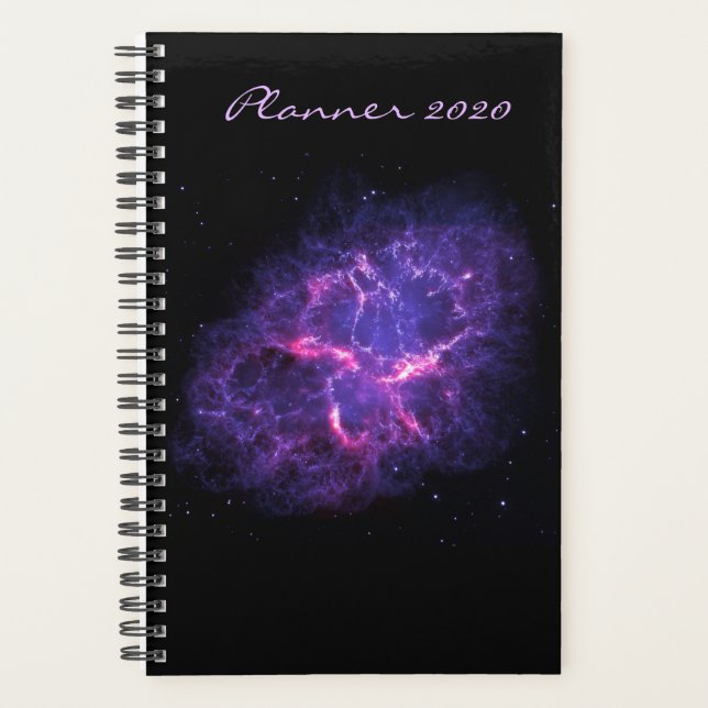 Agenda Modern Planner 2020 Black Space Art (Anverso)