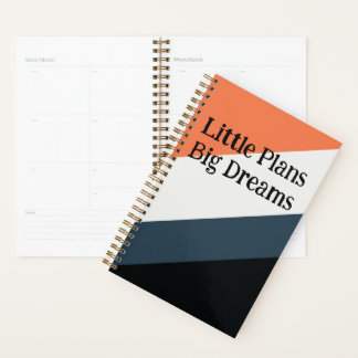 Agenda Modern Power Planner – Orange, Navy & Gray Theme