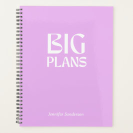 Agenda Modern Purple 2024 Personalized Planner