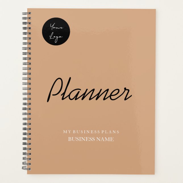 Agenda Modern Resumen de Planner de Negocio (Anverso)