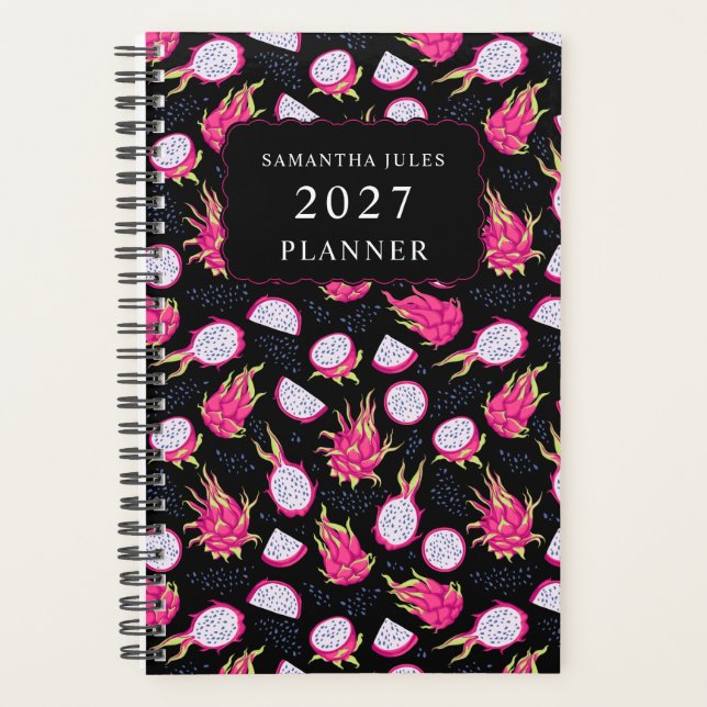 Agenda Modern Tropical Fruit Pattern (Anverso)