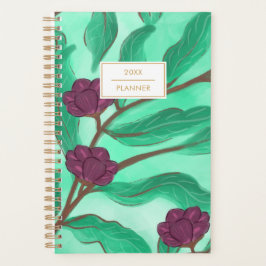 Agenda Modern Vintage Green Foliage Illustration