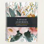 Agenda Moderna acuarela floral y follaje elegante<br><div class="desc">Moderna acuarela de moda floral y follaje de diseño elegante. Sobre el diseño floral y follaje de tendencia. Parte de una colección moderna.</div>
