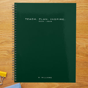 Agenda Moderna escuela de profesores Minimalistas Green P