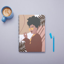 Agenda Moderna mujer afroamericana Boho Art