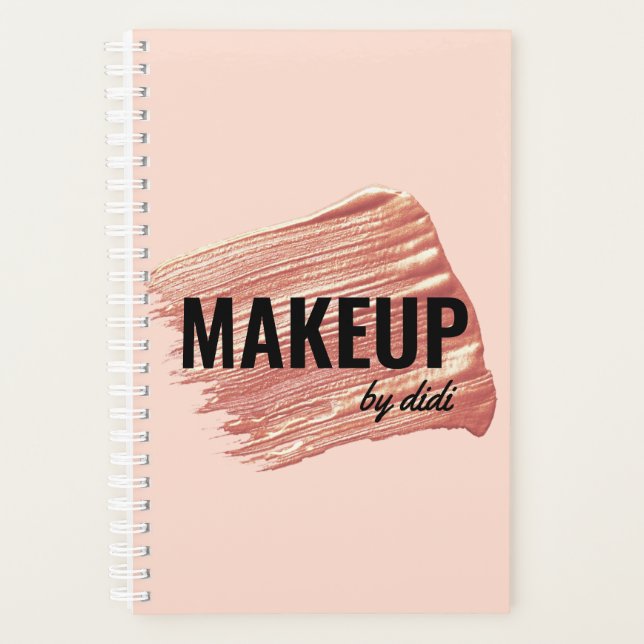Agenda Moderna y elegante maquillaje de lápiz labial de o (Anverso)