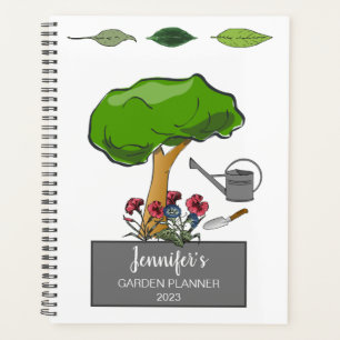 Agenda Moderna y moderna jardinería en el jardín