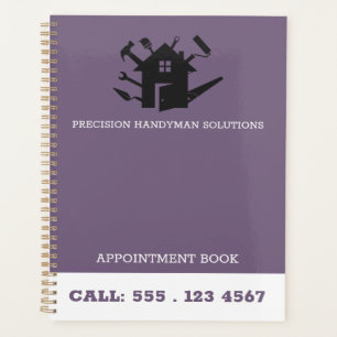 Agenda Modernhandyman construcción logotipopersonalizado 
