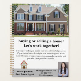 Agenda Moderno agente inmobiliario Personalizado Planner