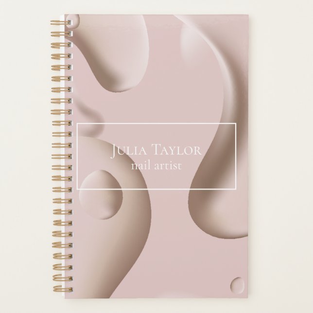 Agenda Moderno artista de uñas profesional (Anverso)