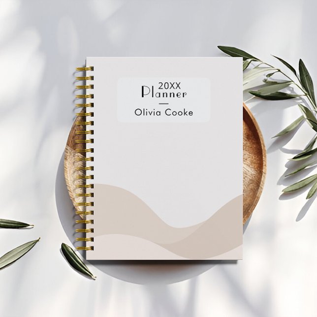 Agenda Moderno Boho Digital Planner Con Nombre Personaliz (Modern Boho Digital Planner With Custom Name)