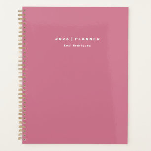 Agenda Moderno Chic Rosa 2023 Semanal Mensual Sin Fecha