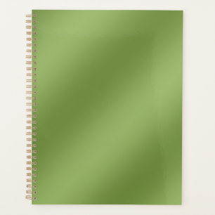Agenda Moderno lindo Gradiente verde sólido Patrón de ond